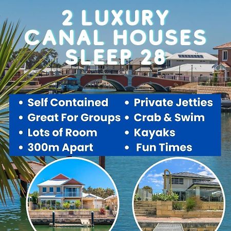 2 Luxury Canal Holiday Homes - Sleep 28 Mandurah Luaran gambar