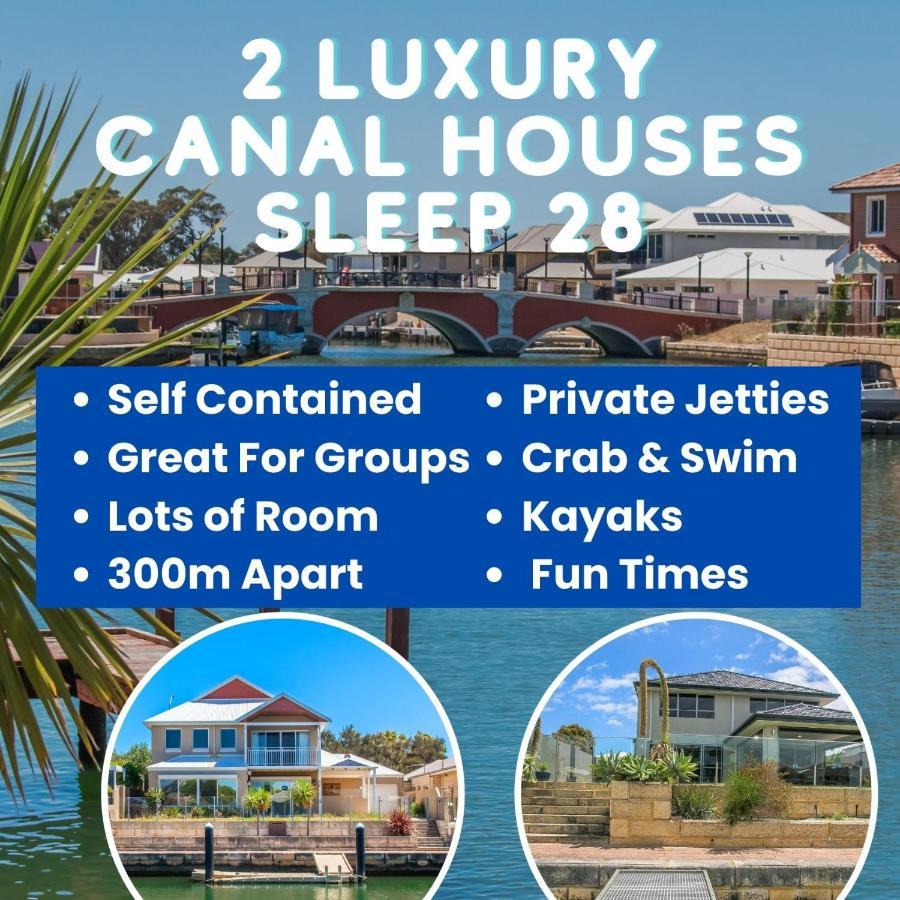 2 Luxury Canal Holiday Homes - Sleep 28 Mandurah Luaran gambar